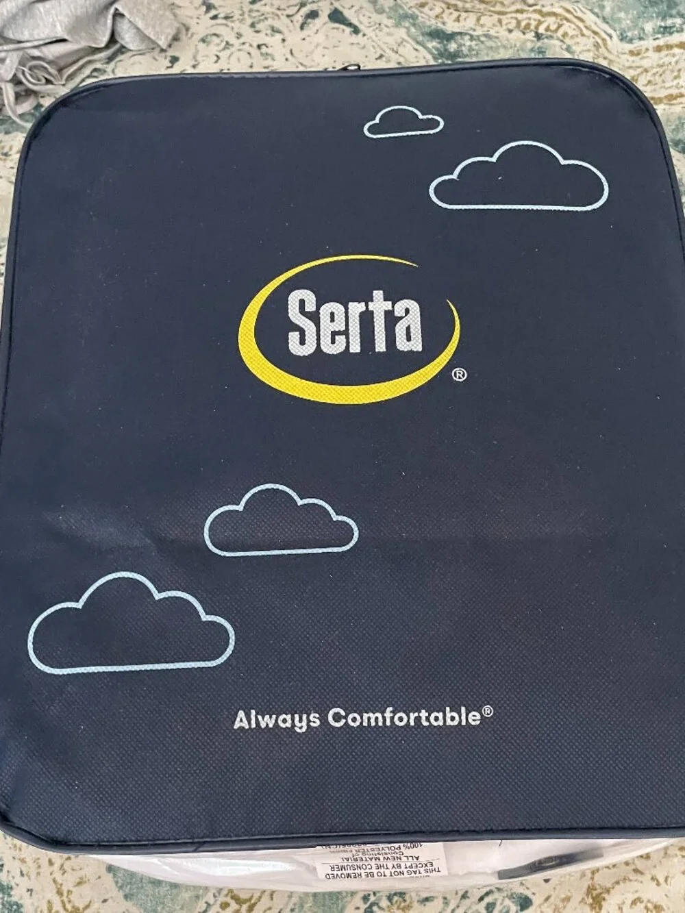Serta Wonder Comfort queen-size mattress -soft Lux-Lush fabric top-NWT